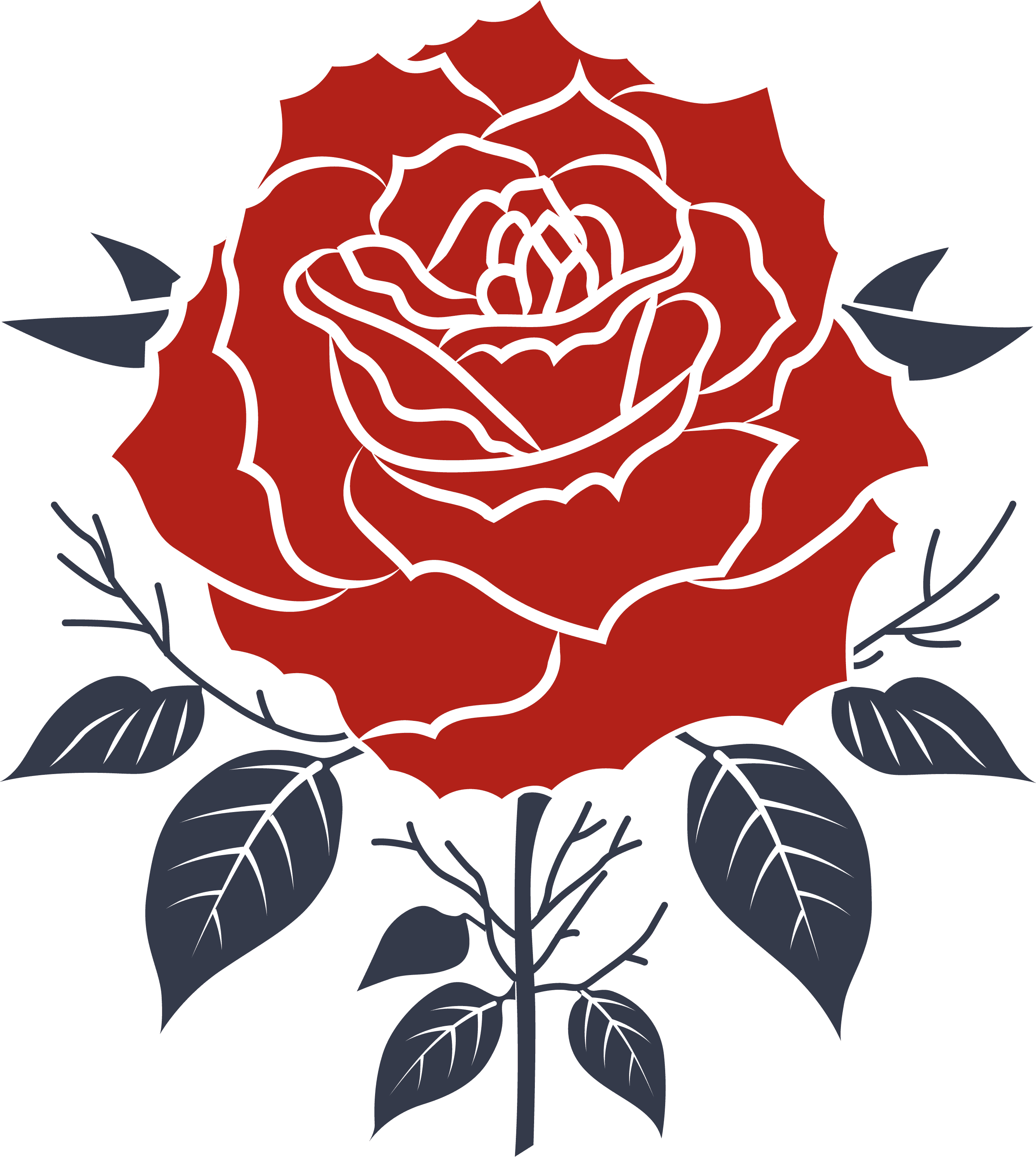 Portland rose emblem
